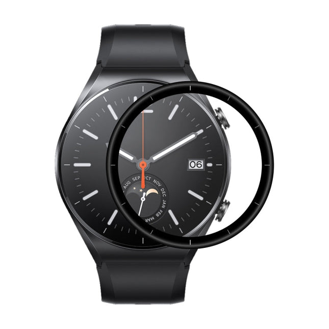 For Xiaomi Watch S1 ENKAY Hat-Prince 3D Full Coverage Soft PC Edge + PMMA HD Protector Film, 1 PC, 2 PCS, 5 PCS, 10 PCS