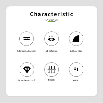 PINWUYO 9H 2.5D Tempered Glass Full Film, For vivo iQOO 9, For vivo V23e 5G, For Samsung Galaxy A33 5G