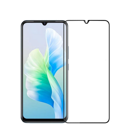 PINWUYO 9H 2.5D Tempered Glass Full Film, For vivo iQOO 9, For vivo V23e 5G, For Samsung Galaxy A33 5G
