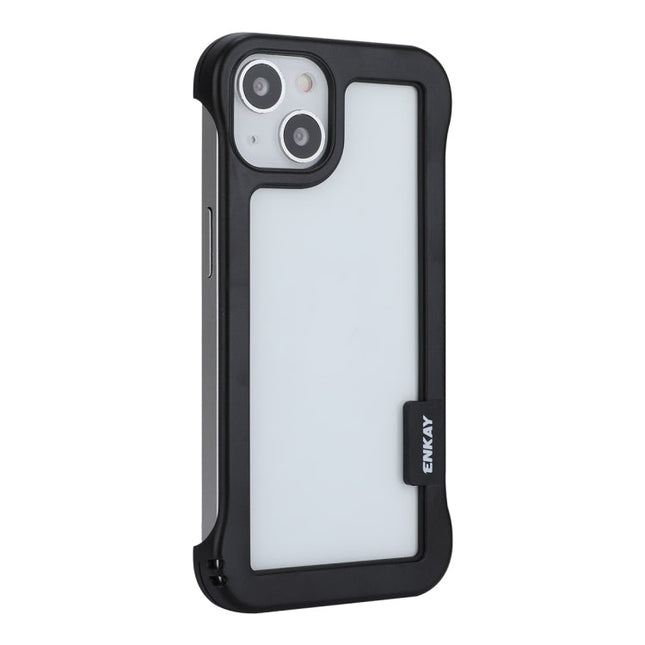 ENKAY Frameless Hollow Shockproof PC Case for iPhone 13, For iPhone 13