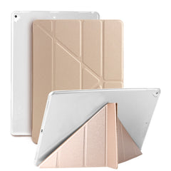 Multi-folding TPU Back Flip Leather Smart Tablet Case for iPad Pro 12.9 inch 2015 / 2017