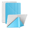 Multi-folding TPU Back Flip Leather Smart Tablet Case for iPad Pro 12.9 inch 2015 / 2017