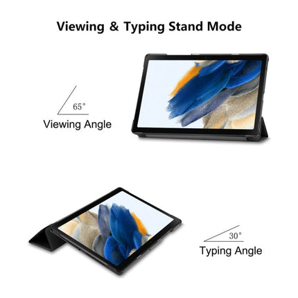 For Samsung Galaxy Tab A8 10.5 2021 ENKAY Custer Texture Leather Smart Tablet Case, For Samsung Galaxy Tab A8 10.5 2021