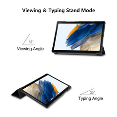 For Samsung Galaxy Tab A8 10.5 2021 ENKAY Custer Texture Leather Smart Tablet Case, For Samsung Galaxy Tab A8 10.5 2021