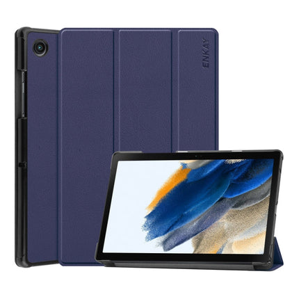 For Samsung Galaxy Tab A8 10.5 2021 ENKAY Custer Texture Leather Smart Tablet Case, For Samsung Galaxy Tab A8 10.5 2021