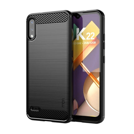 MOFI Gentleness Brushed Carbon Fiber Soft TPU Case, For LG K22 / K22 Plus, For LG K42, For LG K52 / K62 / K62+ / Q52 / Q62, For LG K92, For Google Pixel 6A, For Motorola Moto G51  5G