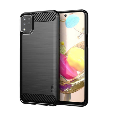 MOFI Gentleness Brushed Carbon Fiber Soft TPU Case, For LG K22 / K22 Plus, For LG K42, For LG K52 / K62 / K62+ / Q52 / Q62, For LG K92, For Google Pixel 6A, For Motorola Moto G51  5G