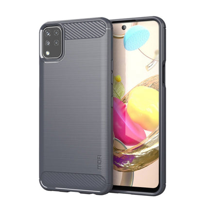 MOFI Gentleness Brushed Carbon Fiber Soft TPU Case, For LG K22 / K22 Plus, For LG K42, For LG K52 / K62 / K62+ / Q52 / Q62, For LG K92, For Google Pixel 6A, For Motorola Moto G51  5G