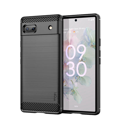 MOFI Gentleness Brushed Carbon Fiber Soft TPU Case, For LG K22 / K22 Plus, For LG K42, For LG K52 / K62 / K62+ / Q52 / Q62, For LG K92, For Google Pixel 6A, For Motorola Moto G51  5G