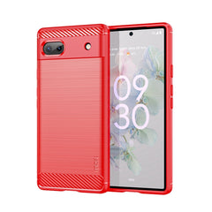 MOFI Gentleness Brushed Carbon Fiber Soft TPU Case, For LG K22 / K22 Plus, For LG K42, For LG K52 / K62 / K62+ / Q52 / Q62, For LG K92, For Google Pixel 6A, For Motorola Moto G51  5G