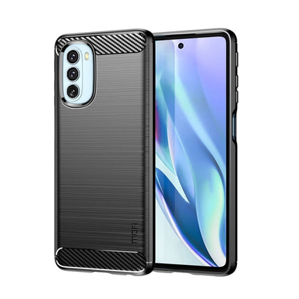 MOFI Gentleness Brushed Carbon Fiber Soft TPU Case, For LG K22 / K22 Plus, For LG K42, For LG K52 / K62 / K62+ / Q52 / Q62, For LG K92, For Google Pixel 6A, For Motorola Moto G51  5G