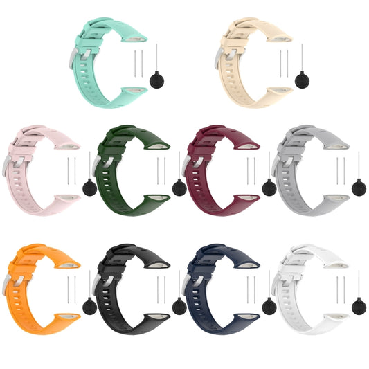 Silicone Solid Color Sports Strap, For Polar Vantage V2