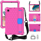 For Galaxy Tab A8 10.5 2021 X200/X205 / Rose Red+Blue