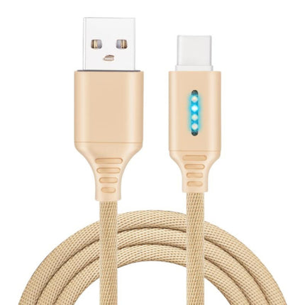 Type-c Intelligent automatic Power cut-off Cable for Zinc Alloy in Light-emitting Data Line