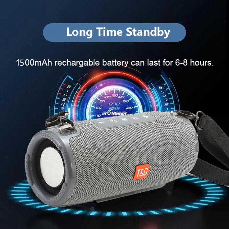 T&G TG324 High Power Waterproof Portable Bluetooth Speaker Support FM / TF Card