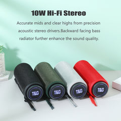 T&G TG332 10W HIFI Stereo Waterproof Portable Bluetooth Speaker