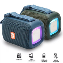 T&G TG339 RGB Light 5W Waterproof Portable Bluetooth Speaker