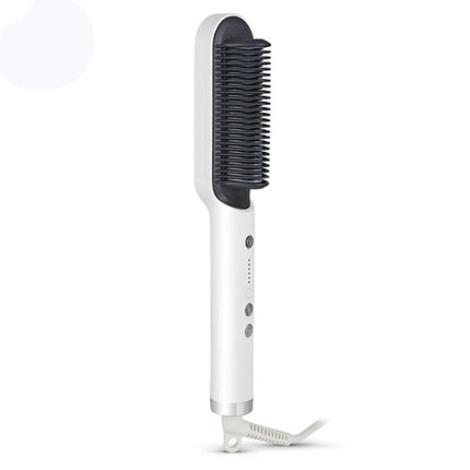 K-SKIN KD380 Hair Straightener Electric Straight Hair Curler Comb Brush PTC Heating Ceramic Straight Hair Brush, UK Plug, Black, UK Plug, White, EU Plug, Black, EU Plug, White