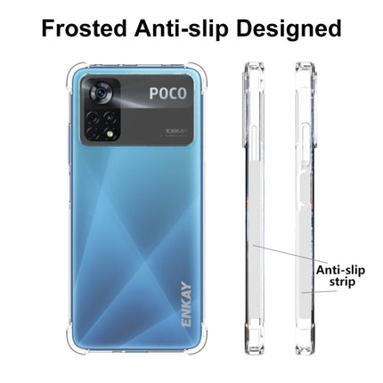 ENKAY Clear TPU Shockproof Case, For Xiaomi Poco X4 Pro 5G, For Xiaomi Redmi 10C Global / Redmi 10 India, For Xiaomi Redmi K40S, For Xiaomi Redmi K50 Gaming, For Xiaomi Redmi K50 / K50 Pro, For Xiaomi Redmi Note 11 Pro 5G China�������������������������...
