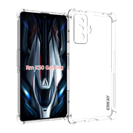 ENKAY Clear TPU Shockproof Case, For Xiaomi Poco X4 Pro 5G, For Xiaomi Redmi 10C Global / Redmi 10 India, For Xiaomi Redmi K40S, For Xiaomi Redmi K50 Gaming, For Xiaomi Redmi K50 / K50 Pro, For Xiaomi Redmi Note 11 Pro 5G China�������������������������...