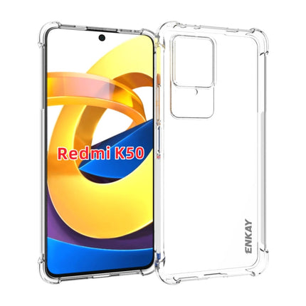 ENKAY Clear TPU Shockproof Case, For Xiaomi Poco X4 Pro 5G, For Xiaomi Redmi 10C Global / Redmi 10 India, For Xiaomi Redmi K40S, For Xiaomi Redmi K50 Gaming, For Xiaomi Redmi K50 / K50 Pro, For Xiaomi Redmi Note 11 Pro 5G China�������������������������...