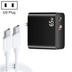 USB-C / Type-C Cable, US Plug / Black