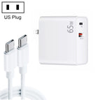 USB-C / Type-C Cable, US Plug / White