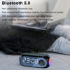 AEC S8 Alarm Clock Bluetooth Speakers with LED Light Support TF / FM, S8