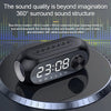 AEC S8 Alarm Clock Bluetooth Speakers with LED Light Support TF / FM, S8