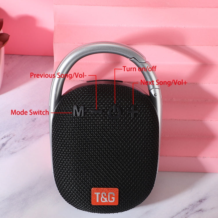 T&G TG321 TWS Portable Wireless Outdoor Mini Speaker with LED Light, TG321