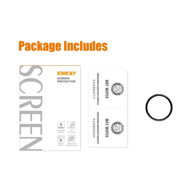 For Huawei Watch GT 3 Pro 46mm ENKAY 3D Full Coverage Soft PC Edge + PMMA HD Screen Watch Film, For Huawei Watch GT 3 Pro 46mm (1 PC), For Huawei Watch GT 3 Pro 46mm (2 PCS), For Huawei Watch GT 3 Pro 46mm (5 PCS), For Huawei Watch GT 3 Pro 46mm (10 PCS)