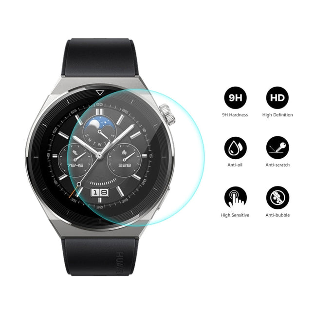 For Huawei Watch GT 3 Pro 46mm ENKAY 0.2mm 9H Tempered Glass Screen Protector Watch Film, For Huawei Watch GT 3 Pro 46mm (1 PC), For Huawei Watch GT 3 Pro 46mm(2 PCS), For Huawei Watch GT 3 Pro 46mm (5 PCS), For Huawei Watch GT 3 Pro 46mm(10 PCS)