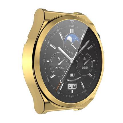ENKAY Full Coverage Electroplated Soft TPU Case with Screen Protection, For Huawei Watch GT 3 Pro 43mm, For Huawei Watch GT 3 Pro 46mm