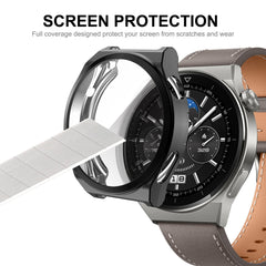 ENKAY Full Coverage Electroplated Soft TPU Case with Screen Protection, For Huawei Watch GT 3 Pro 46mm, For Huawei Watch GT 3 Pro 43mm