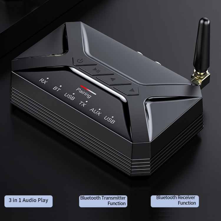 T-R22 External Antenna Long Distance 40m Bluetooth Audio Receiver Transmitter 2 in 1