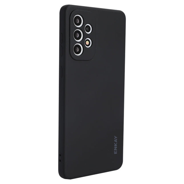 For Samsung Galaxy A73 5G ENKAY Liquid Silicone Soft Shockproof Phone Case, For Samsung Galaxy A73 5G