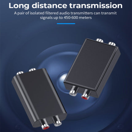 G1 RCA Audio Common Ground Isolator Anti-jamming Noise Reduction Filter Eliminates Bluetooth Receiver, G1 RCA