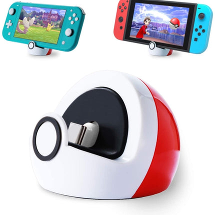 For Nintendo Switch and Switch Lite NS Nintendo Game Console Mini Portable Charging Dock Stand, Charging Dock Stand