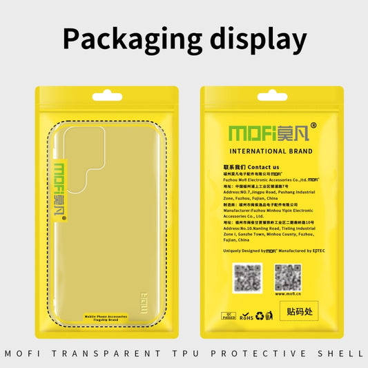 MOFI Ming series Fully Transparent Ultra-thin TPU Soft Shell All-round Protective Shell, For Samsung Galaxy S22 Ultra 5G