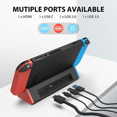 Portable Dock 4K HDMI Adapter for Nintendo Switch/Switch OLED (Normal Model), Normal Model