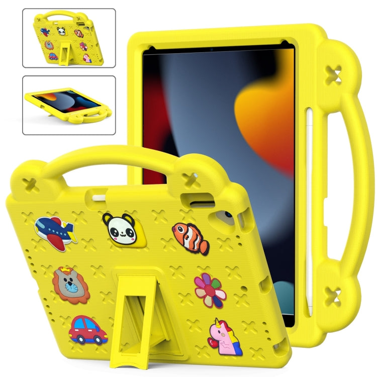 Handle Kickstand Children EVA Shockproof Tablet Case, For iPad 10.2 2021 / 2020 / 2019, For iPad Air 2019 10.5 / Pro 10.5 2017