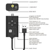 T9 Low latency 5.2 Bluetooth Audio Transmitter Supports Fiber Optic Coaxial APTX Full Series, With USB Cable, No Cable