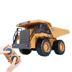 MoFun 1048 2.4G remote control nine-channel cargo construction vehicle 1:24 multi-function mining truck dumper