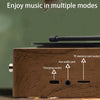 T15 Vinyl Atomic Bluetooth Retro Wireless Audio Desktop Speaker, Wood Color