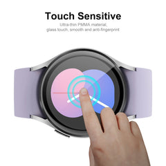 For Samsung Galaxy Watch5 40mm ENKAY 3D PC + PMMA HD Full Coverage Screen Protector Film, 1 PCS, 2 PCS, 5 PCS, 10 PCS