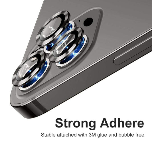 ENKAY 9H Rear Lens Metal Ring Tempered Glass Film For iPhone 14 Pro / 14 Pro Max, For iPhone 14 Pro / 14 Pro Max, For iPhone 14 Pro / 14 Pro Max(Purple)
