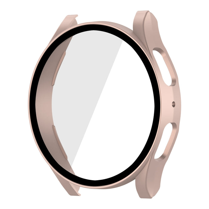 For Samsung Galaxy Watch5 44mm ENKAY Hat-Prince Full Coverage PC Frame + 9H Tempered Glass Case