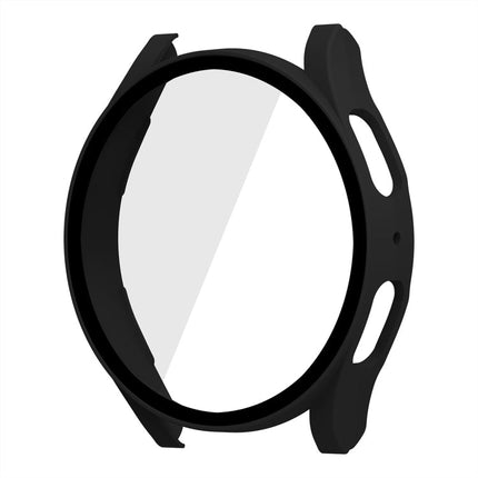 For Samsung Galaxy Watch5 44mm ENKAY Hat-Prince Full Coverage PC Frame + 9H Tempered Glass Case