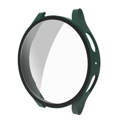 For Samsung Galaxy Watch5 44mm ENKAY Hat-Prince Full Coverage PC Frame + 9H Tempered Glass Case