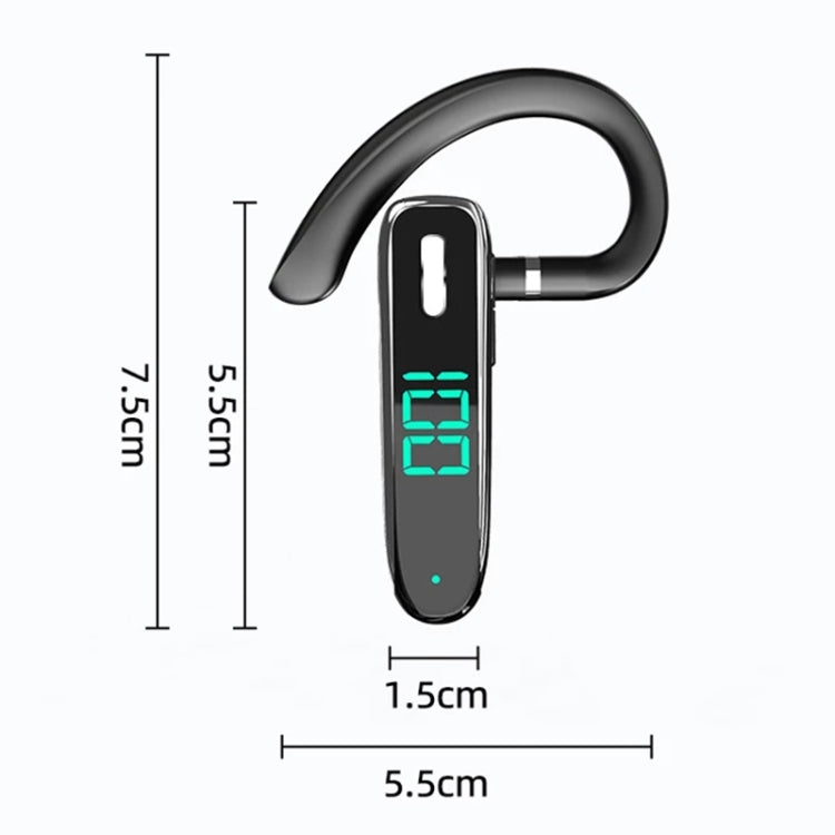 K50 Bluetooth-compatible 5.3 Business Ear-hook Earphone with Mic